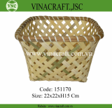 Vietnam bamboo storage basket cheap